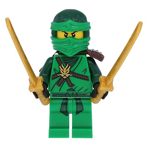 LEGO Ninjago Minifigur Grüne Ninja Figur Lloyd green mit 4 Waffen LEGO Ninjago Minifigur Grüne Ninja Figur Lloyd green mit 4 Waffen von LEGO