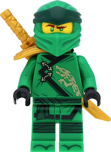 LEGO Ninjago Minifigur Lloyd (Legacy) mit Schulterrüstung und Schwertern von AMWU