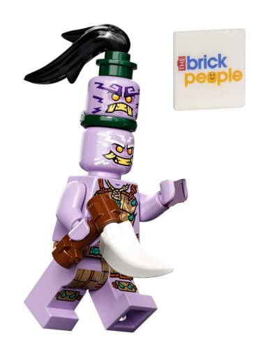 LEGO Ninjago PoulErik Minifig mit 2 Köpfen, Dolch und Tribal Shield LEGO Ninjago PoulErik Minifig mit 2 Köpfen, Dolch und Tribal Shield von LEGO
