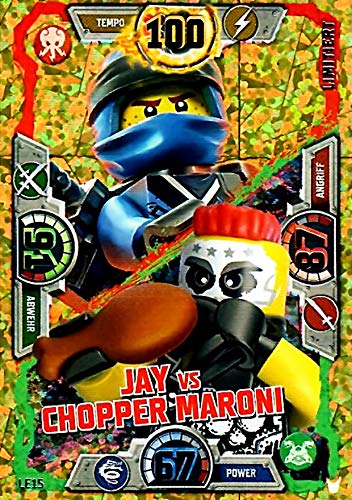LEGO Ninjago Trading Card Game Serie 3 Limitierte Karte (LE15 Jay vs Chopper Maroni) von LEGO
