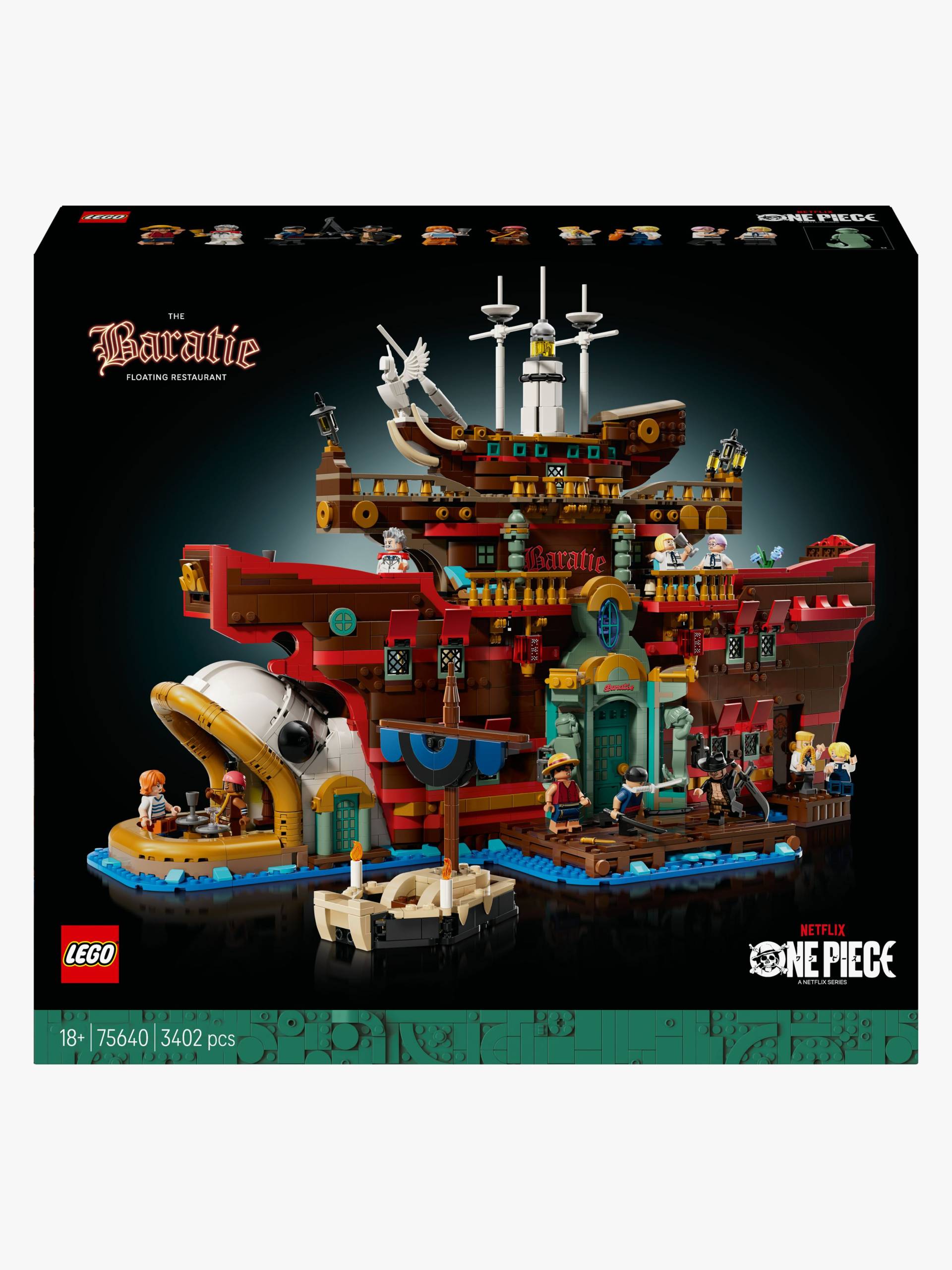 LEGO ONE PIECE 75640 Baratié, das Schwimmende Restaurant von LEGO