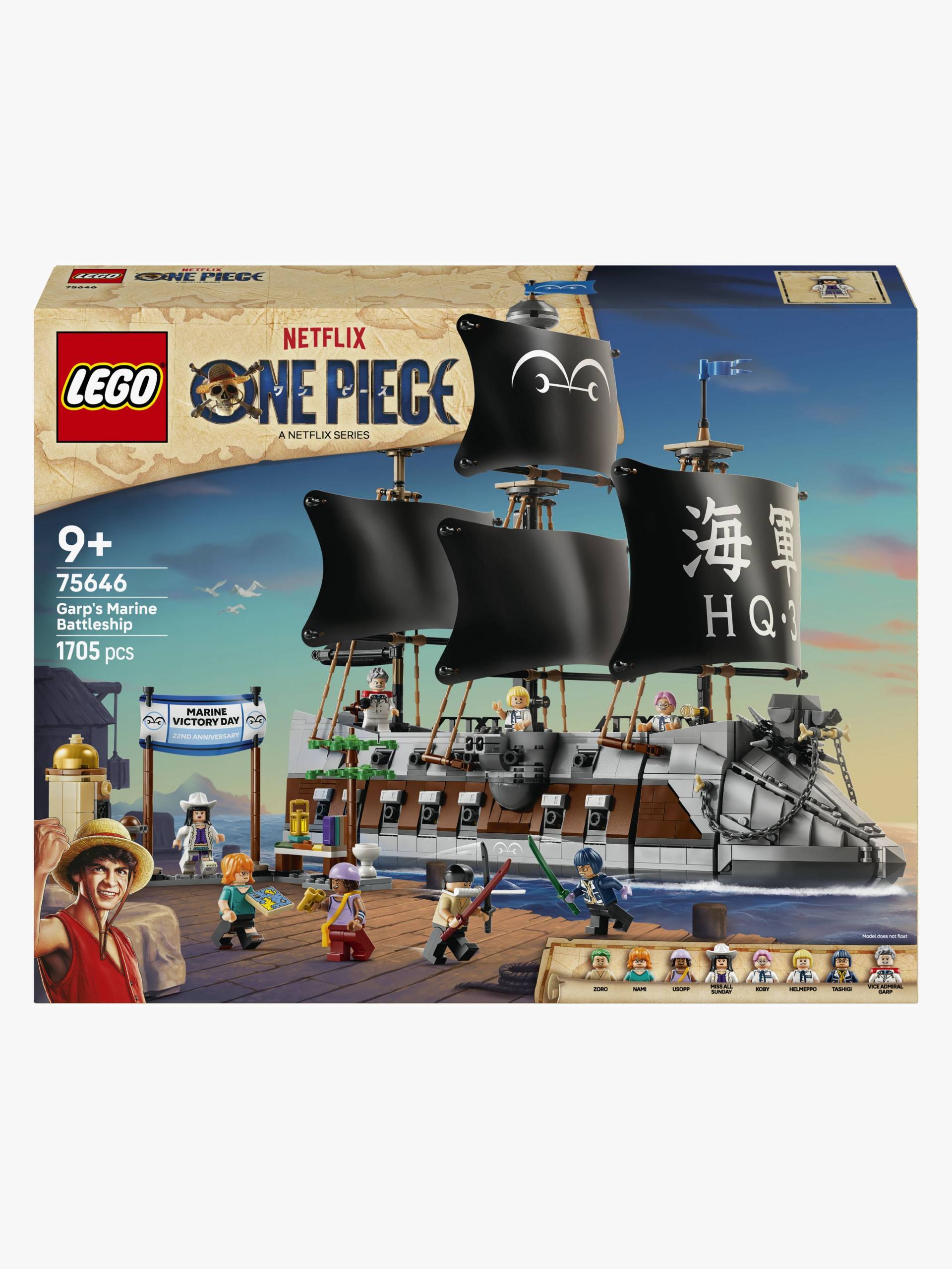 LEGO ONE PIECE 75646 Garps Marineschlachtschiff LEGO ONE PIECE 75646 Garps Marineschlachtschiff von LEGO