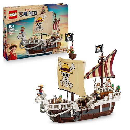 LEGO ONE Piece - Das Piratenschiff Flying Lamb (Going Merry) - Spielset mit 5 Minifiguren - inkl. Ruffy, Zoro & Nami - Spielzeug zum Bauen - Geschenk für Jungen, Mädchen & Fans ab 10 Jahren - 75639 von LEGO