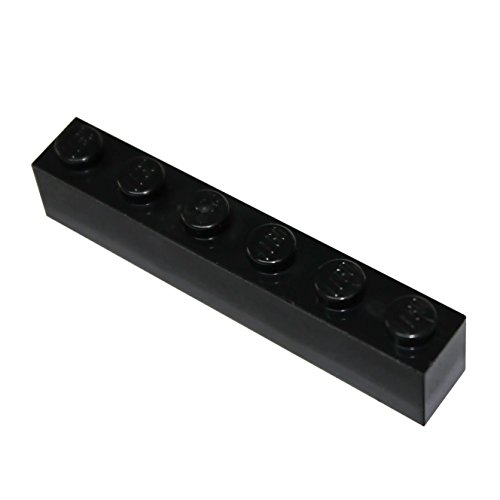 LEGO Parts and Pieces: Black 1x6 Brick x50 von lego