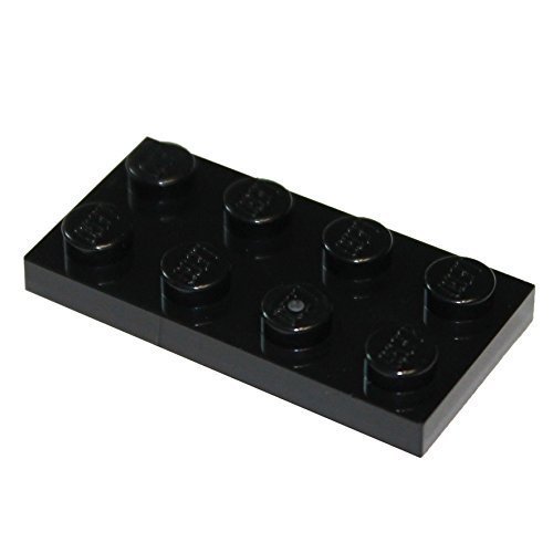 LEGO Parts and Pieces: Black 2x4 Plate x100 von LEGO