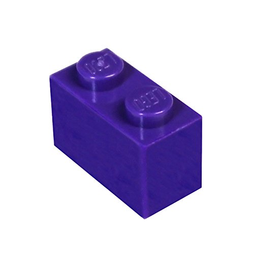 LEGO Parts and Pieces: Dark Purple (Medium Lilac) 1x2 Brick x100 von LEGO