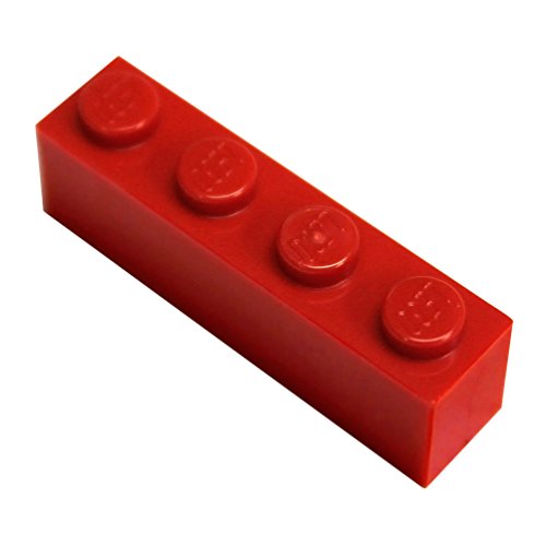 LEGO Parts and Pieces: Red (Bright Red) 1x4 Brick x50 von LEGO