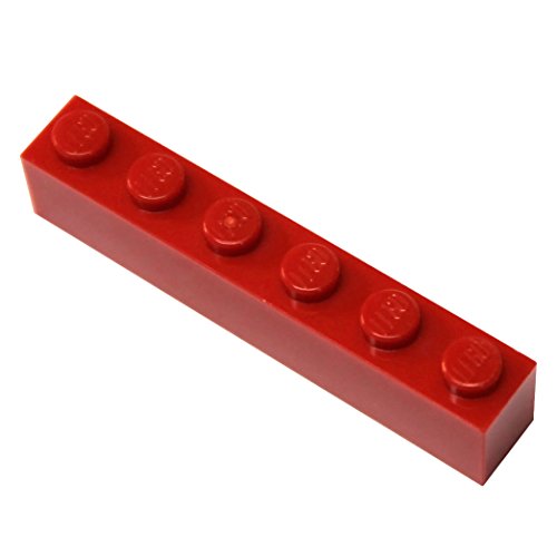 LEGO Parts and Pieces: Red (Bright Red) 1x6 Brick x50 von LEGO