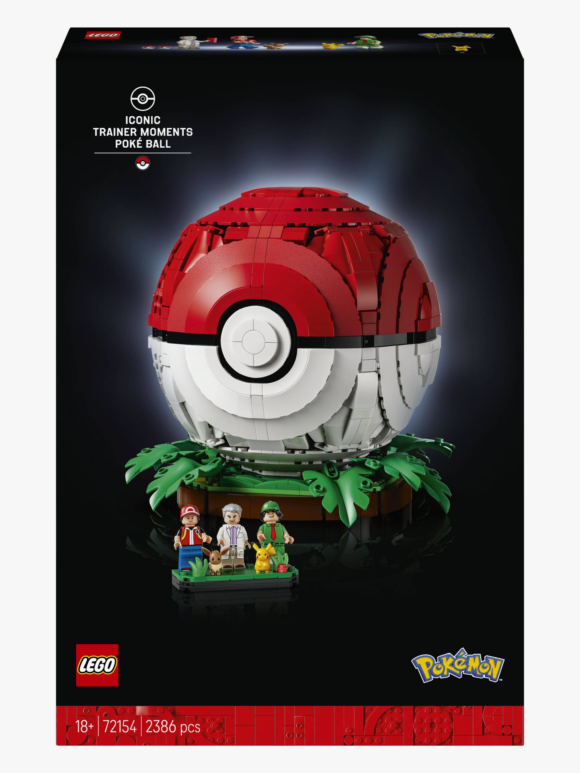 LEGO Pokémon 72154 Pokéball mit Beeindruckenden Trainermomenten von LEGO