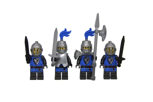 LEGO Ritter Minifiguren 4 Falkenritter Figuren Black Falcon Knights (Ritter 2) von LEGO