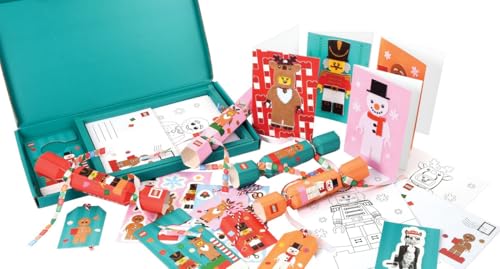 LEGO Saisonal 5009114 Weihnachts-Bastelset Weihnachtskarten Geschenkset Sticker Postkarten von LEGO