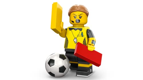 LEGO Sammelfiguren Minifiguren Serie 24 - Fußball Schiedsrichter 71037, Schwarzem von LEGO
