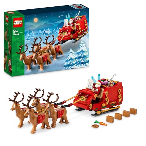 LEGO Schlitten des Weihnachtsmanns, BAU- und Spielset für Kinder mit Minifigur und Rentieren, Geschenk zu Weihnachten für Jungen und Mädchen, kleines Geschenk zu Weihnachten, Weihnachtsschmuck 40499 LEGO Schlitten des Weihnachtsmanns, BAU- und Spielset für Kinder mit Minifigur und Rentieren, Geschenk zu Weihnachten für Jungen und Mädchen, kleines Geschenk zu Weihnachten, Weihnachtsschmuck 40499 von LEGO