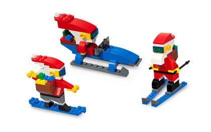LEGO Seasonal Cool Santa Claus in the Snow Figures Set-40000 (RARE) von LEGO
