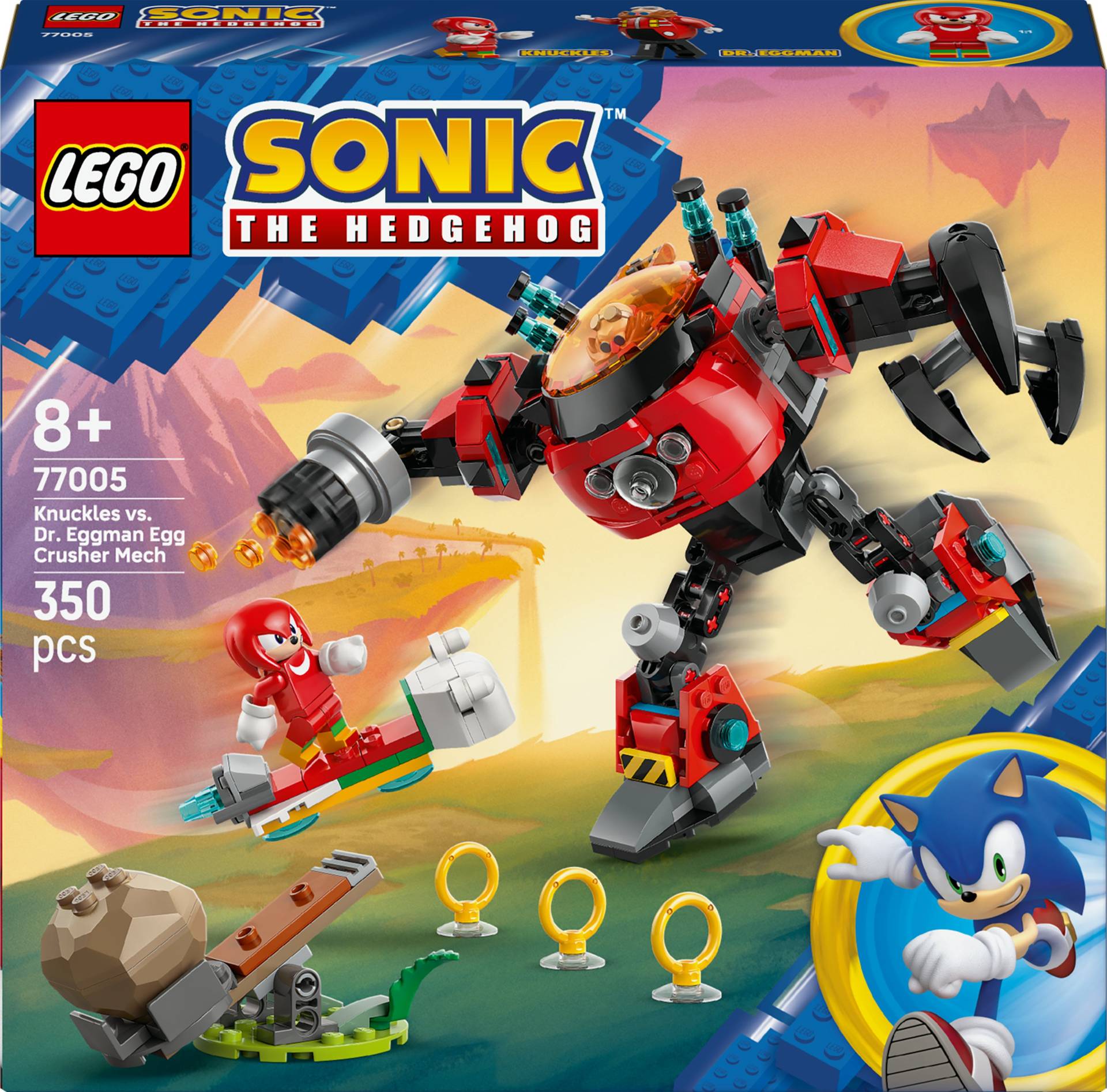 LEGO Sonic 77005 Knuckles vs. Dr. Eggmans Egg Crusher Mech LEGO Sonic 77005 Knuckles vs. Dr. Eggmans Egg Crusher Mech von LEGO