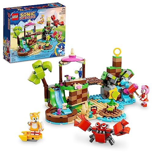 LEGO Sonic The Hedgehog Amy's Animal Rescue Island 76992 Bauspielzeug Set, Sonic Adventure Spielzeug mit 6 Charakteren und Zubehör für kreatives Rollenspiel, lustiges Geschenk für 7-jährige Spieler LEGO Sonic The Hedgehog Amy's Animal Rescue Island 76992 Bauspielzeug Set, Sonic Adventure Spielzeug mit 6 Charakteren und Zubehör für kreatives Rollenspiel, lustiges Geschenk für 7-jährige Spieler von LEGO