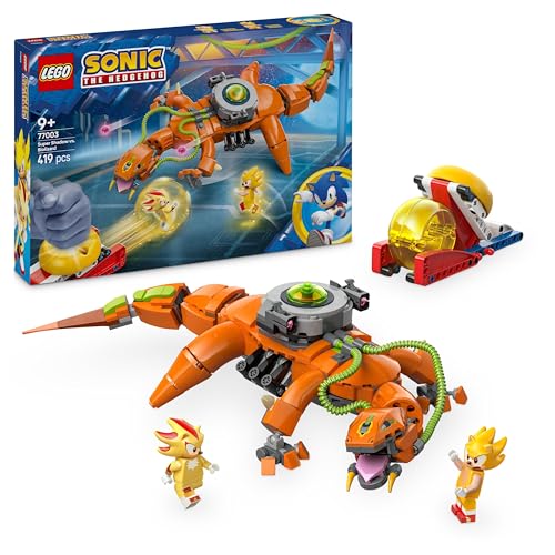 LEGO Sonic The Hedgehog Super Shadow vs. Biolizard, Gamer Spielzeug, Geschenk für Jungen und Mädchen, Spielset zum Sammeln für Kinder und Fans von Videospielen, mit Figuren der Charaktere 77003 LEGO Sonic The Hedgehog Super Shadow vs. Biolizard, Gamer Spielzeug, Geschenk für Jungen und Mädchen, Spielset zum Sammeln für Kinder und Fans von Videospielen, mit Figuren der Charaktere 77003 von LEGO
