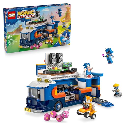 LEGO Sonic The Hedgehog Team Sonics Kommando-Truck - Interaktives Spielzeug mit ATV-Auto und 5 Minifiguren mit Tails - Kreatives Geschenk für Jungen, Mädchen und Gamer Fans ab 8 Jahren - 77006 von LEGO
