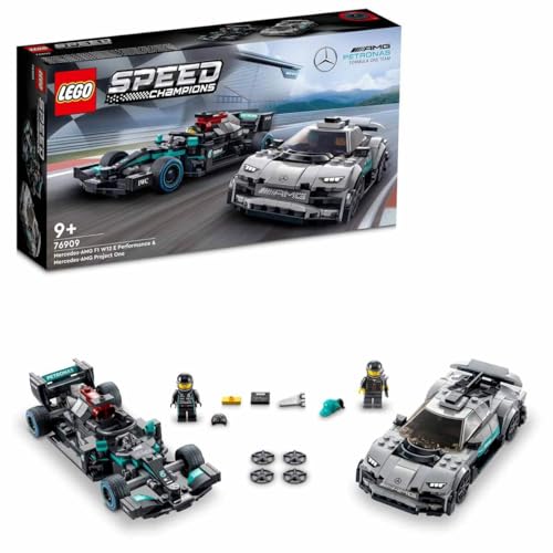 LEGO Speed Champions - 76909 Mercedes-AMG F1 W12 E Performance & Mercedes-AMG Project One von LEGO