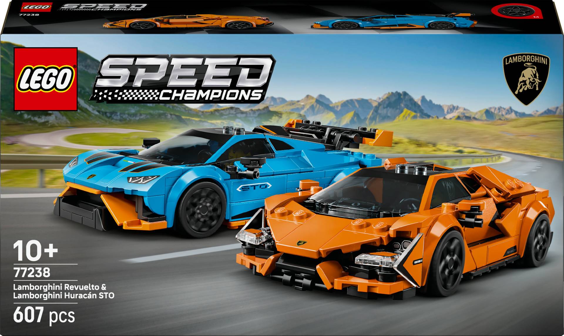 LEGO Speed Champions 77238 Lamborghini Revuelto und Huracán STO von LEGO