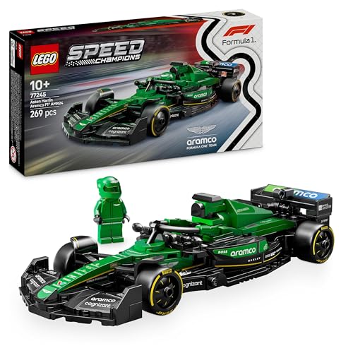 LEGO Speed Champions Aston Martin Aramco F1 AMR24 Rennauto - Vatertagsgeschenk für Papa - Modellauto zum Sammeln - Rennwagen mit Minifigur für Erwachsene und alle Formel 1 Fans 77245 LEGO Speed Champions Aston Martin Aramco F1 AMR24 Rennauto - Vatertagsgeschenk für Papa - Modellauto zum Sammeln - Rennwagen mit Minifigur für Erwachsene und alle Formel 1 Fans 77245 von LEGO