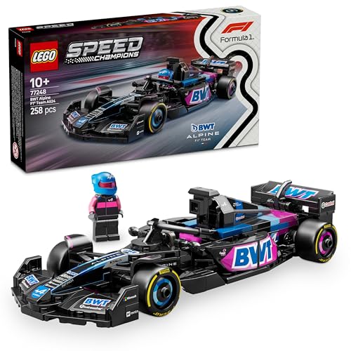 LEGO Speed Champions BWT Alpine F1 Team A524 Rennauto - Spielzeug mit Formel 1 Minifigur zum Sammeln - Geschenk für Jungen & Mädchen ab 10 Jahren und Erwachsene Motorsport Fans 77248 von LEGO