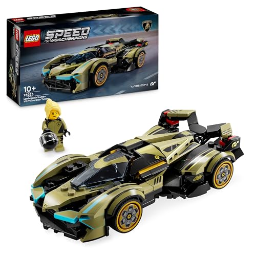 LEGO Speed Champions Lamborghini Lambo V12 Vision GT Supersportwagen, Spielzeugauto mit baubarem Modell für Kinder, Geschenk für Jungen, Mädchen und Gamingfans 76923 LEGO Speed Champions Lamborghini Lambo V12 Vision GT Supersportwagen, Spielzeugauto mit baubarem Modell für Kinder, Geschenk für Jungen, Mädchen und Gamingfans 76923 von LEGO