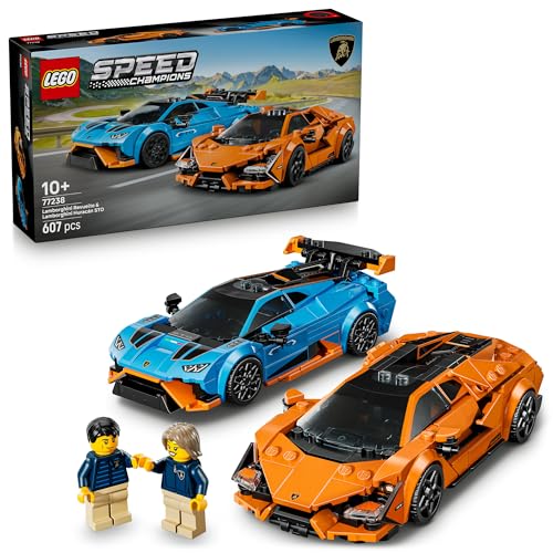 LEGO Speed Champions Lamborghini Revuelto und Huracán STO Auto Set mit 2 Rennwagen und 2 Fahrer Minifiguren - Spielzeug für Auto Fans - Kreatives Geschenk für Jungen ab 9 Jahren - 77238 LEGO Speed Champions Lamborghini Revuelto und Huracán STO Auto Set mit 2 Rennwagen und 2 Fahrer Minifiguren - Spielzeug für Auto Fans - Kreatives Geschenk für Jungen ab 9 Jahren - 77238 von LEGO