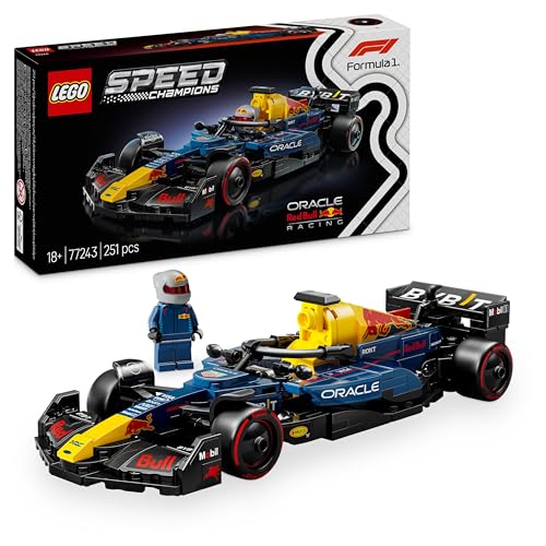 LEGO Speed Champions Oracle Red Bull Racing RB20 F1 Rennauto - Vatertagsgeschenk für Papa und Formel 1 Fans - Modellauto mit Minifigur des Fahrers - Rennwagen zum Sammeln und als Deko 77243 LEGO Speed Champions Oracle Red Bull Racing RB20 F1 Rennauto - Vatertagsgeschenk für Papa und Formel 1 Fans - Modellauto mit Minifigur des Fahrers - Rennwagen zum Sammeln und als Deko 77243 von LEGO