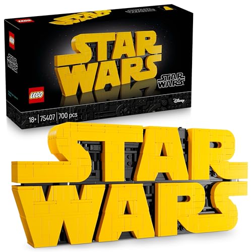 LEGO Star Wars 75407 Star Wars Logo Steinen - Bauset für Erwachsene zum Sammeln - Popkultur-Modell - Ausstellungsstück für das Büro - Geschenkidee für Erwachsene und Jugendliche Fans LEGO Star Wars 75407 Star Wars Logo Steinen - Bauset für Erwachsene zum Sammeln - Popkultur-Modell - Ausstellungsstück für das Büro - Geschenkidee für Erwachsene und Jugendliche Fans von LEGO