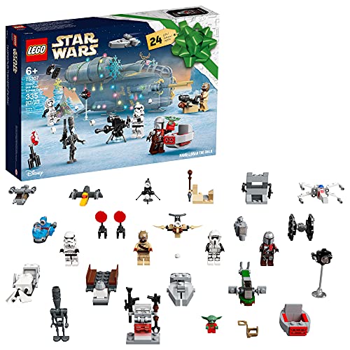 LEGO Star Wars Advent Calendar 75307 Awesome Toy Building Kit for Kids with 7 Popular Characters and 17 Mini Builds; New 2021 (335 Pieces) von LEGO