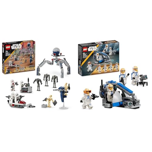LEGO Star Wars Clone Trooper & Battle Droid Battle Pack, Spielzeug & Star Wars Ahsokas Clone Trooper der 332. Kompanie von LEGO