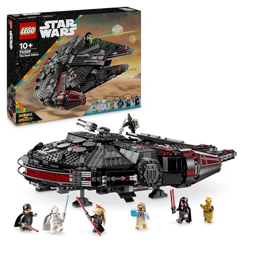 LEGO Star Wars 75389 Der Dunkle Falke – Spielzeug zum Ausstellen mit federbetriebenen Shootern, Kanonen und 6 Minifiguren, darunter C-3PO – Geschenk für Jungen ab 10 Jahren und Erwachsene LEGO Star Wars 75389 Der Dunkle Falke – Spielzeug zum Ausstellen mit federbetriebenen Shootern, Kanonen und 6 Minifiguren, darunter C-3PO – Geschenk für Jungen ab 10 Jahren und Erwachsene von LEGO