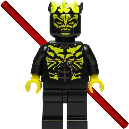 LEGO Star Wars Figur Savage Opress (Sith, Zabrak) mit Doppellaserschwert und Hornkranz von LEGO