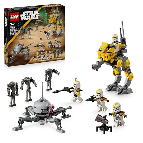 LEGO Star Wars Klonsoldaten des 327. Sternenkorps Battle Pack - Spielzeug für Kinder ab 7 Jahren - Minifiguren zum Bauen und Sammeln - Kreatives Geschenk für Jungen und Mädchen - 75431 von LEGO
