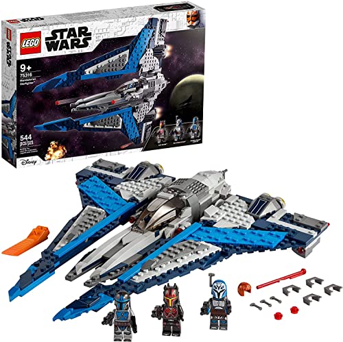 LEGO Star Wars Mandalorian Starfighter 75316 Awesome Toy Building Kit for Kids Featuring 3 Minifigures; New 2021 (544 Pieces) von LEGO