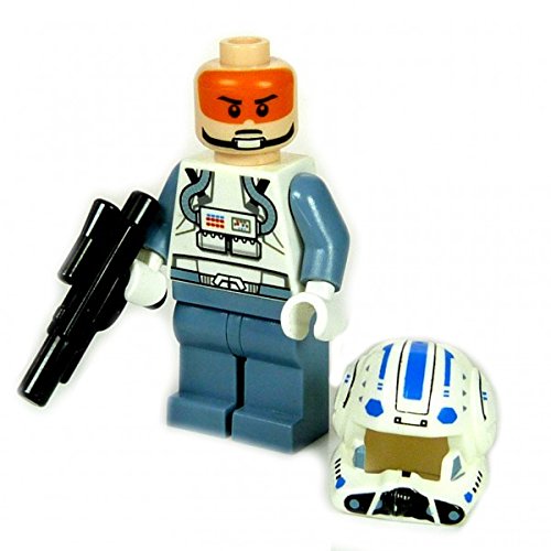 LEGO Star Wars - Minifigur Captain Jag Pilot ARC-170 blau grau mit Waffe von LEGO
