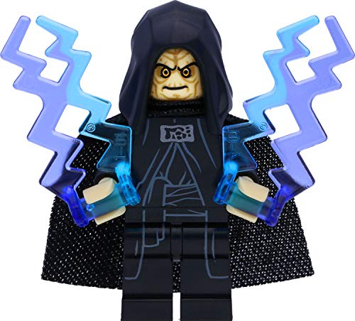 LEGO Star Wars Minifigur Imperator Palpatine/Darth Sidious (2020) mit Machtblitzen und Laserschwert von LEGO