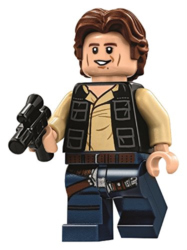 LEGO Star Wars Minifigure from Death Star - Han Solo Wavy Hair with Blaster (75159) von LEGO