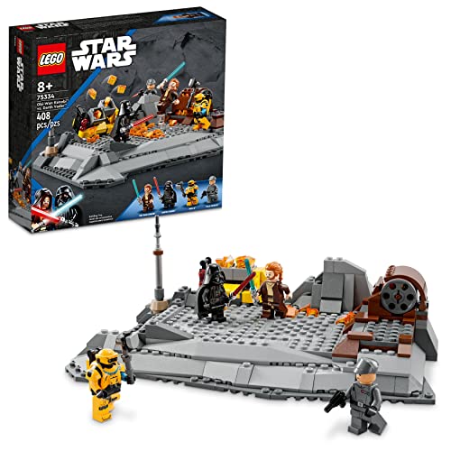 LEGO Star Wars OBI-Wan Kenobi vs. Darth Vader 75334 Bauspielzeug-Set – enthält 4 Minifiguren mit Lichtschwertern für baubare Schlachten, tolles Sammlerstück Geschenk für Kinder, Jungen und Mädchen ab LEGO Star Wars OBI-Wan Kenobi vs. Darth Vader 75334 Bauspielzeug-Set – enthält 4 Minifiguren mit Lichtschwertern für baubare Schlachten, tolles Sammlerstück Geschenk für Kinder, Jungen und Mädchen ab von LEGO