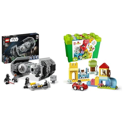 LEGO Star Wars TIE Bomber Modellbausatz mit Darth Vader Minifigur & 10914 DUPLO Deluxe Steinebox von LEGO