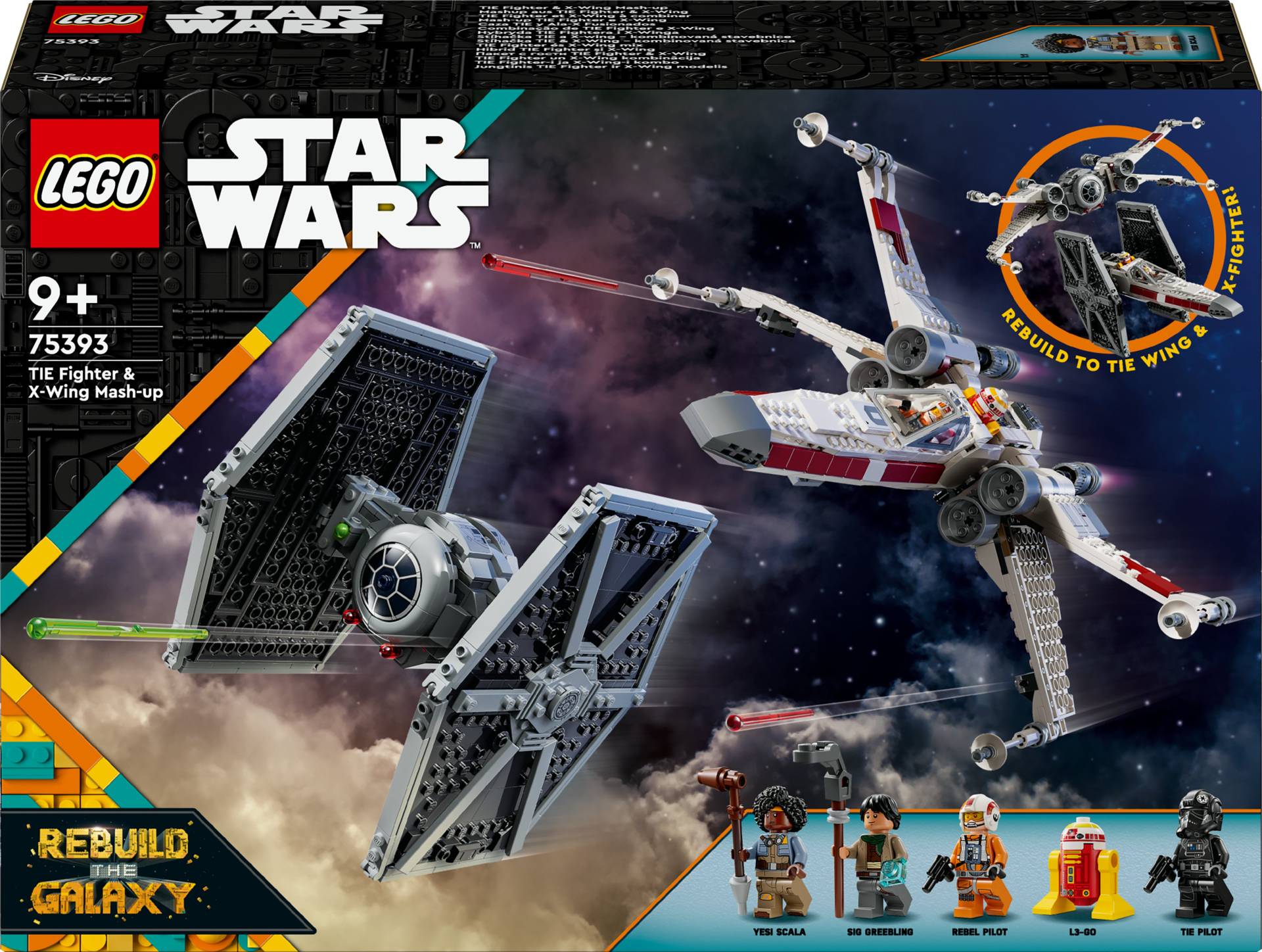 LEGO Star Wars TM 75393 Mashup aus TIE Fighter & X-Wing LEGO Star Wars TM 75393 Mashup aus TIE Fighter & X-Wing von LEGO