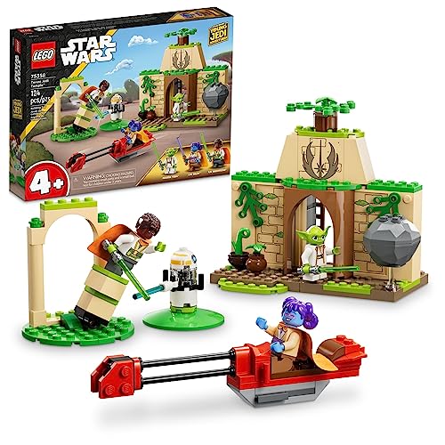 LEGO Star Wars Tenoo Jedi Temple 75358 Bauspielzeug mit Kai Brightstar und Yoda Figuren, Star Wars Spielzeug Starterset mit einfachen und verspielten Builds, Geburtstagsgeschenk für 4 Jahre von LEGO