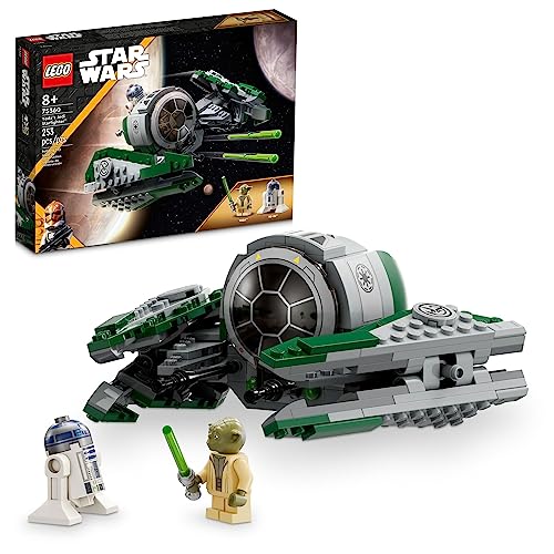 LEGO Star Wars The Clone Wars Yoda's Jedi Starfighter 75360 Star Wars Sammlerstück für Kinder mit Master Yoda Figur mit Lichtschwert Spielzeug, Geburtstagsgeschenk für 8-Jährige oder jeden Fan von The von LEGO