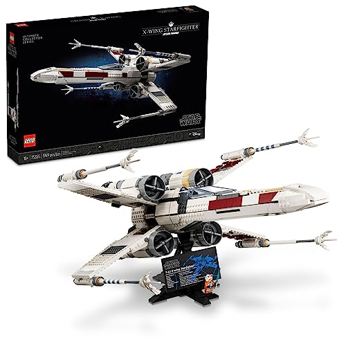 LEGO Star Wars Ultimate Collector Series X-Wing Starfighter 75355 Bausatz für Erwachsene, Star Wars Sammlung zum Bauen und Ausstellen mit Luke Skywalker Figur, lustige Geschenkidee für von LEGO