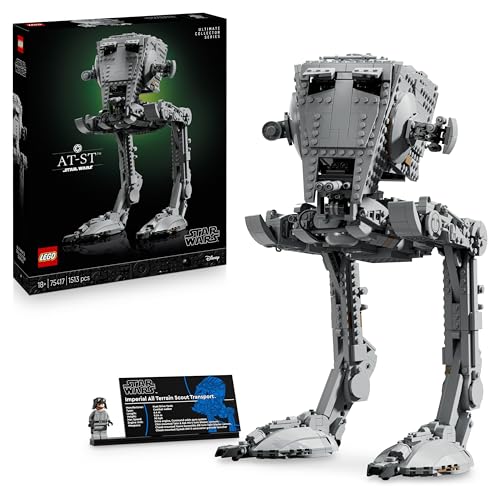 LEGO Star Wars at-ST Kampfläufer - Kreatives Spielzeug für Erwachsene - Konstruktionsspielzeug zum Bauen und Ausstellen - Star Wars Deko und Modellbau - Geschenk für Männer und Frauen - 75417 von LEGO