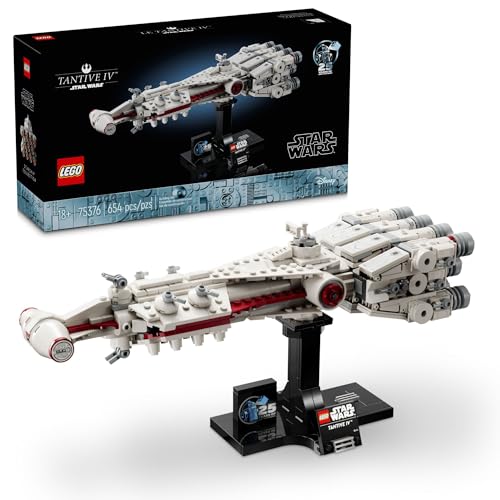 LEGO Star Wars: A New Hope Tantive IV, baubares Raumschiff Modell zum 25. Jubiläum, kreatives Bauset für Erwachsene, Sammlerstück Bauen und ausstellen, Geschenkidee für Star Wars Fans, 75376 LEGO Star Wars: A New Hope Tantive IV, baubares Raumschiff Modell zum 25. Jubiläum, kreatives Bauset für Erwachsene, Sammlerstück Bauen und ausstellen, Geschenkidee für Star Wars Fans, 75376 von LEGO