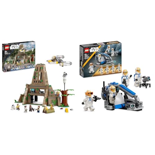 LEGO Star Wars: Eine Neue Hoffnung Rebellenbasis auf Yavin 4 mit 10 Minifiguren & Star Wars Ahsokas Clone Trooper der 332. Kompanie von LEGO
