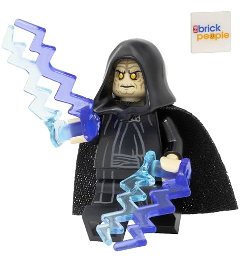 LEGO Star Wars: Emperor Palpatine Minifigur mit Kraftbolzen (Figur 4,3 cm groß) von LEGO