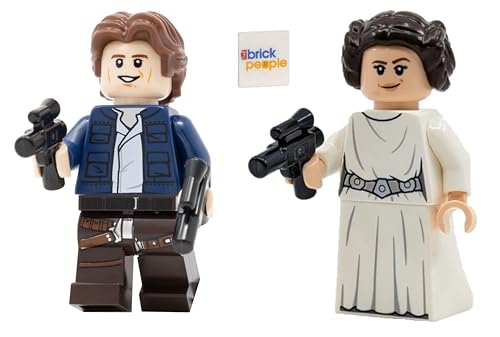 LEGO Star Wars: Han Solo Minifigur und Prinzessin Leia Combo von LEGO